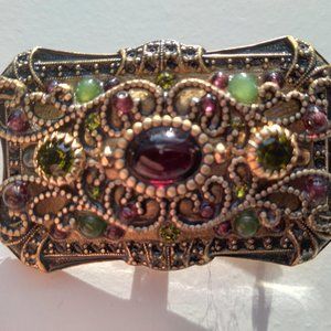 Vintage Michal Golan Multi Stone Unique Pin/Brooch